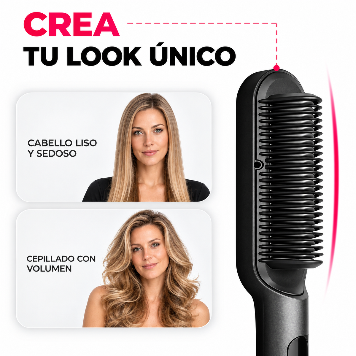 LUMA · Cepillo alisador térmico
