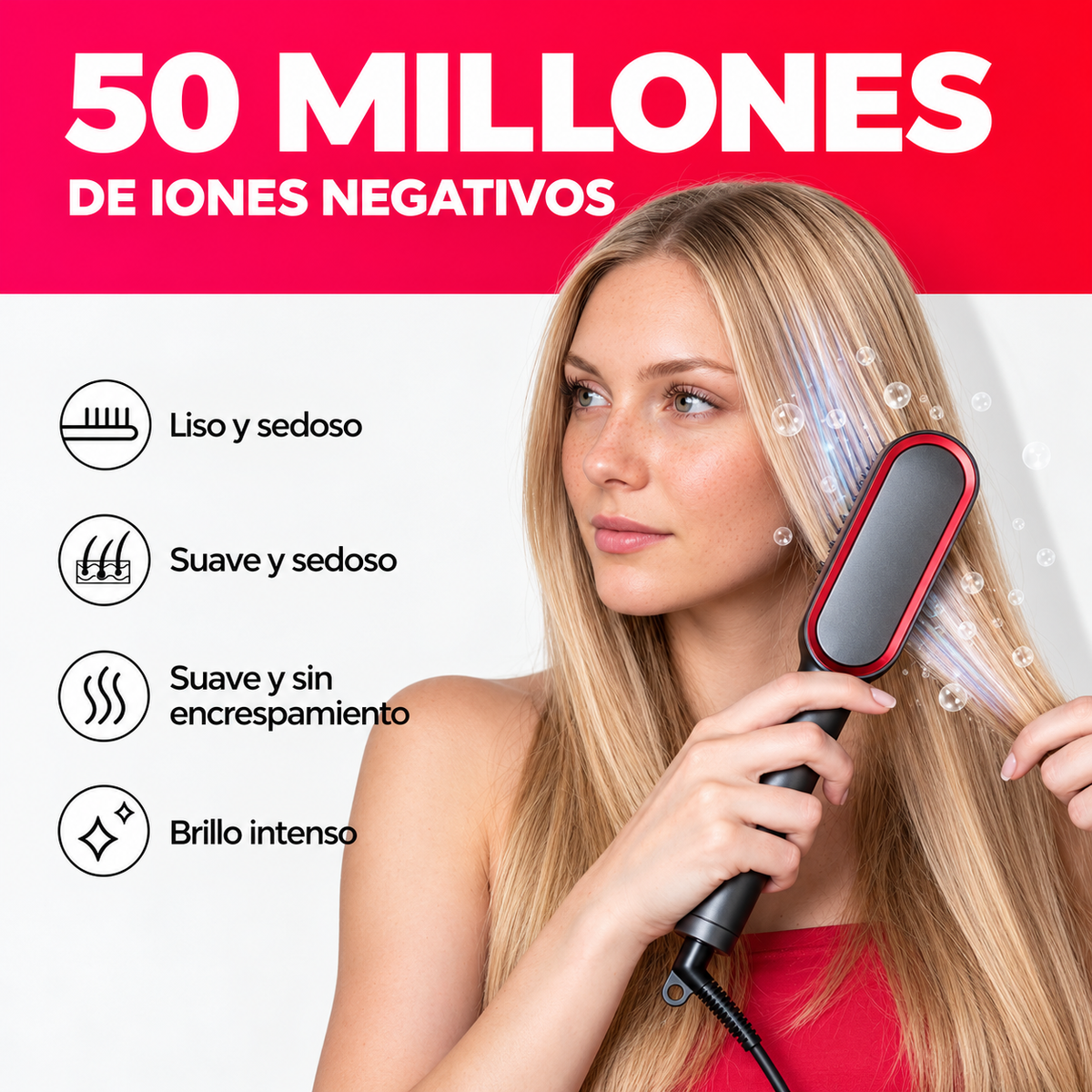 LUMA · Cepillo alisador térmico