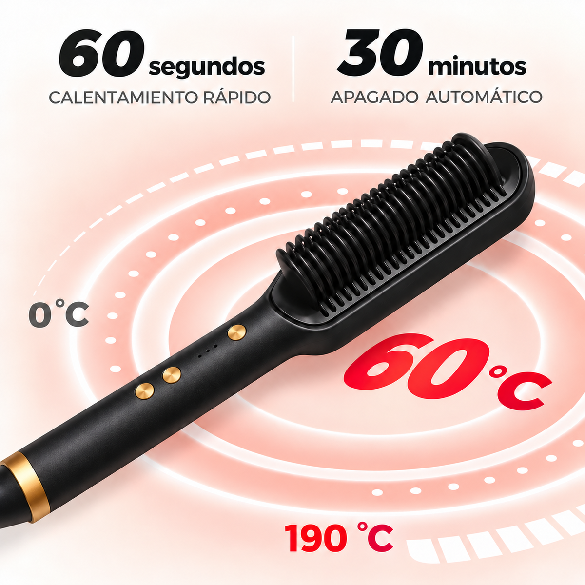 LUMA · Cepillo alisador térmico