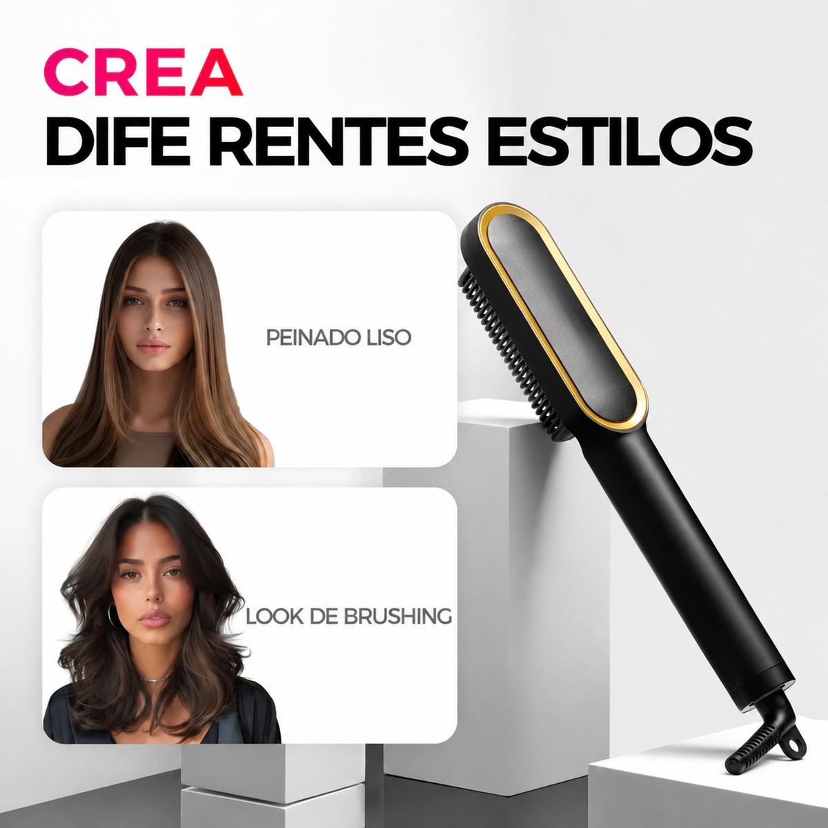 LUMA · Cepillo alisador térmico